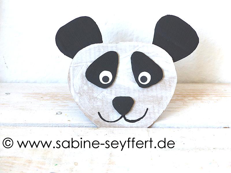 Mit Kindern Basteln Upcycling Panda Bar Aus Pappe Karton Blog Sabine Seyffert